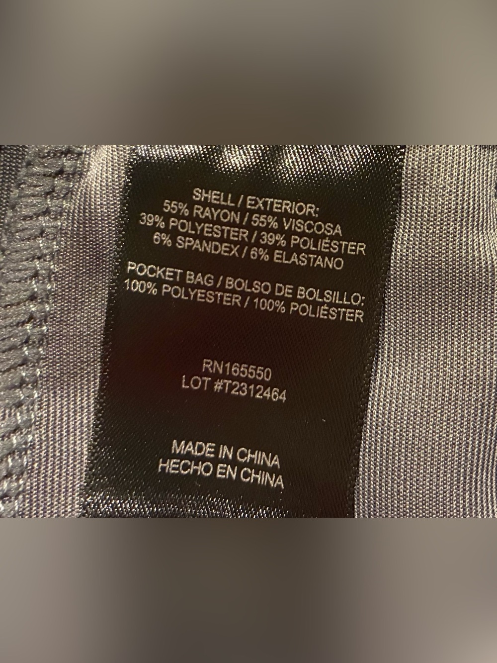 32 Degrees Pants Cropped Pockets Pewter Grey SZ. Lg NWT - Picture 4 of 15